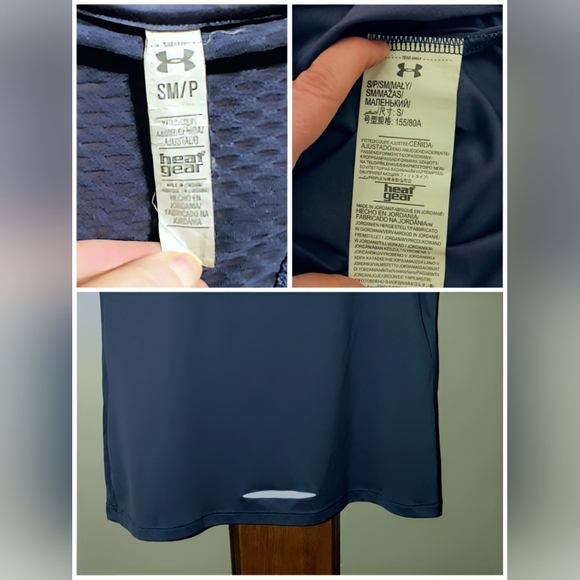 Under Armour: ArmourVent HeatGear Tunic Tee – Women’s Small, Smoky Blue - Picture 6 of 6